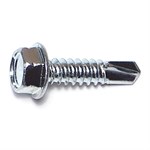 Midwest Fastener #14 x 1 Zinc Hex Washer Head Self-Drilling Screw