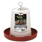 Miller Little Giant Manufacturing Plastic Hanging Poultry Feeder, 3 lbs