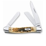 Case Amber Bone 3865 Stockman Knife