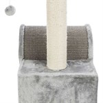 Trixie Pet Tolar Gray Cat Condo Tower