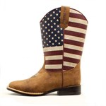 M&F Western Double Barrel Toddler Jacob American Flag Boot - 4