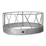 Metro Gate Galvanized Round Bale Feeder w Skirt