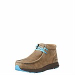 Ariat Men's Brown Bomber/Blue Laces Spitfire Shoe - 9, D