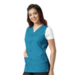 Wonderwink Unisex Scrub Vest - 2XL,Teal