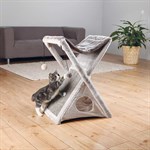 Trixie Pet Miguel Gray Fold and Store Cat Tower