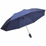 Rain Gear 2-Fold 42-in Automatic Opening Umbrella, Navy