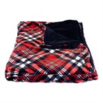 Mantolok Reversible Flannel Blanket, 90