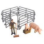 Big Ranch Pig Set, 9 Piece