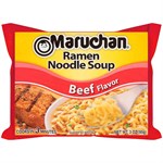 Maruchan Beef Flavor Ramen Noodle Soup, 3 oz