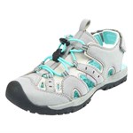 Northside Toddler Grey/Aqua Burke Sandal - 6