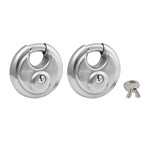 Master Lock 40T Stainless Steel Discus Padlock, 2 Pack