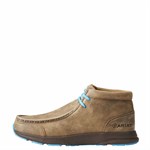 Ariat Men's Brown Bomber/Blue Laces Spitfire Shoe - 9, D