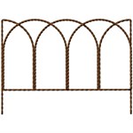 Panacea Rustic Farmhouse Twisted Wire Hoop Border Edge, 14-in x 20-in