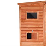 Trixie Pet Natura Wooden Fully Covered Cattery Cat Run Retreat