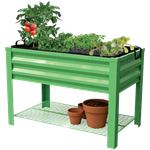 Panacea Green Raised Garden Bed