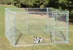 Davis Gates & Wire Chain Link Complete Dog Kennel, 6 ft x 8 ft x 4 ft