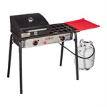 Camp Chef Big Gas 3-Burner Portable Propane Gas Grill in Red