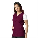 Wonderwink Unisex Scrub Vest - 2XL,Wine