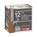 Aguila 12 Gauge High Velocity Buckshot Shotgun Ammunition, 25 rounds