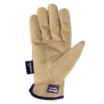 Wells Lamont Women's HydraHyde Slip-On Full Split Leather Work Gloves