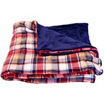 Mantolok Reversible Flannel Blanket, 90