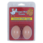 Happy Hen Brown Ceramic Nest Eggs, 2 Pack