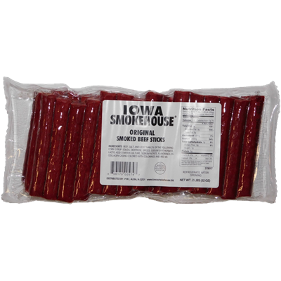 Iowa Smokehouse Original Smoked Beef Sticks, 2 lbs