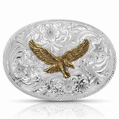 Montana Silversmiths Classic Eagle Belt Buckle