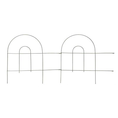 Panacea Green Arch Folding Fence, 18-in x 8-ft