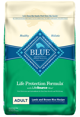 Blue Buffalo Life Protection Adult Lamb and Brown Rice, 15 lbs