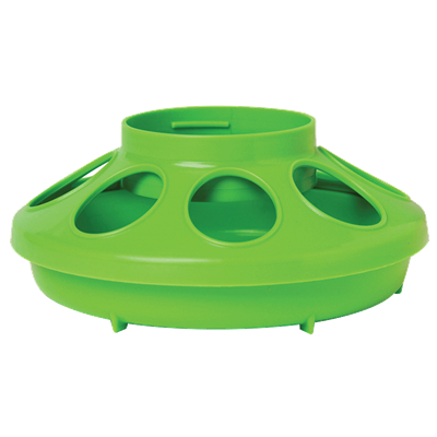 Miller Little Giant Manufacturing Plastic Screw on Feeder Base, Apple Green