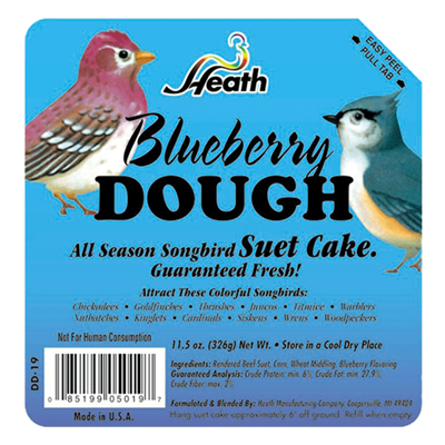 Heath Manufacturing Blueberry Dough Suet, 11 oz