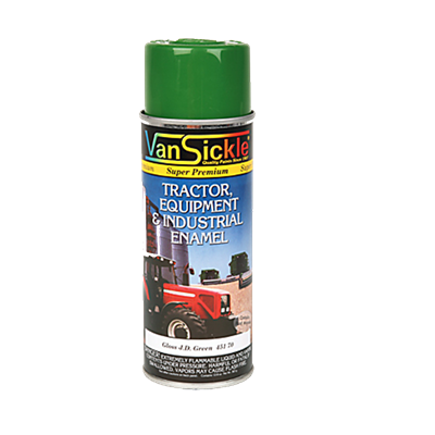 Van Sickle Paint Tractor Enamel, Spray, John Deere Green, 12 oz