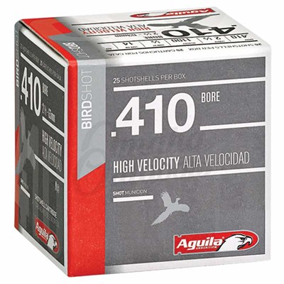 Aguila .410 Bore 9 Shot Target Competition Shotgun Ammunition, 25 rounds