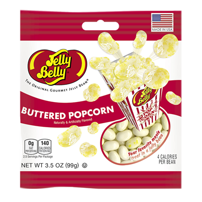 Jelly Belly Buttered Popcorn, 3.5 oz