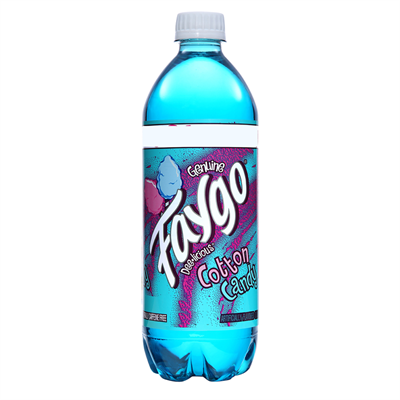 Faygo Cotton Candy Soda, 20 oz