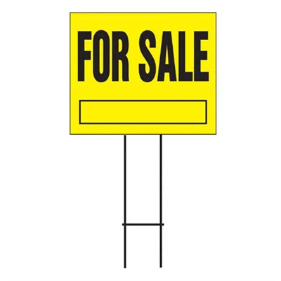 Hy-Ko  English For Sale Sign Plastic 19 in. H x 24 in. W