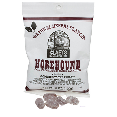 Claey's Candy Old Fashioned Hard Candies, Horehound, 6 oz