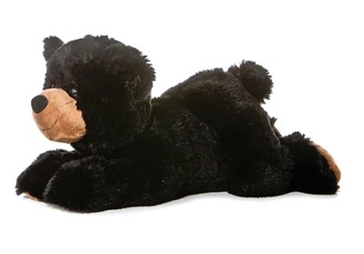 Aurora Flopsies 12-in Sullivan Black Bear