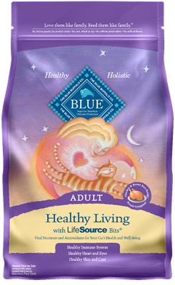 Blue Buffalo Adult Healthy Living Chicken Dry Cat Food, 3 lbs