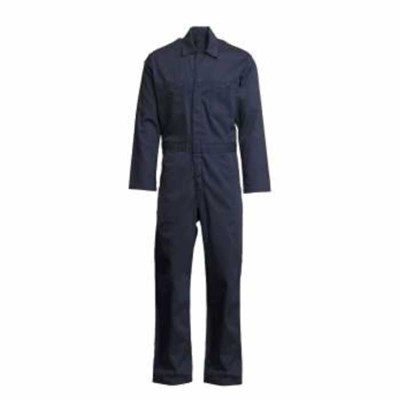 Forge FR Men's Navy Heavy Weight Coverall - 2XL, Tall