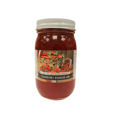 Das Jam Shoppe Strawberry Rhubarb Jam, 1 pint