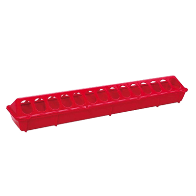 Miller Little Giant Manufacturing Plastic Flip Top Feeder, 20 in, Red