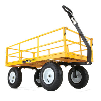 Gorilla Carts 1,200-lb Heavy Duty Steel Utility Cart