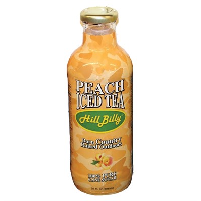 Hill Billy Peach Tea, 20 oz