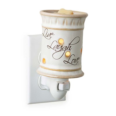 Candle Warmers Live, Laugh, Love Pluggable Fragrance Warmer