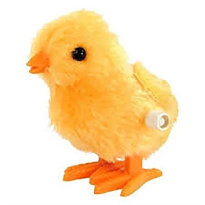 Toysmith 3-in Fuzzy Wind Up Chick