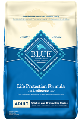 Blue Buffalo Life Protection Adult Chicken and Brown Rice, 15 lbs