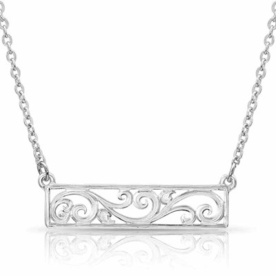 Montana Silversmiths Bar None Scroll Necklace