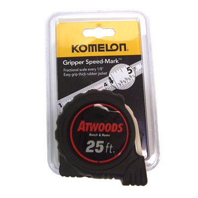 Atwoods Tape Measure, 1 in x 25 ft